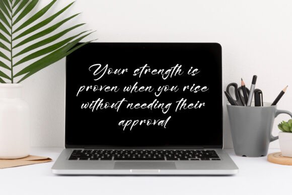 Minute Elegant Font PNG with transparent background - Preview 1