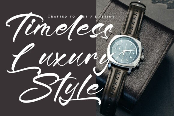 Minute Elegant Font PNG with transparent background - Preview 3