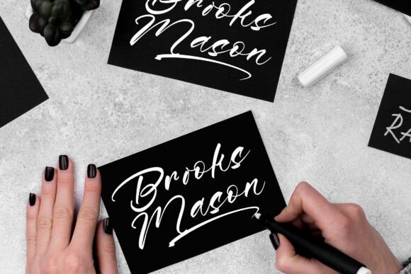 Minute Elegant Font PNG with transparent background - Preview 6