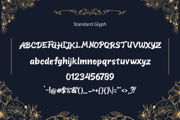 Mocha Ink Font PNG with transparent background - Preview 4