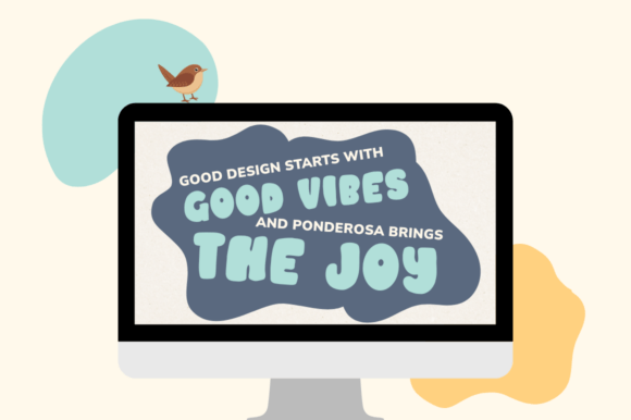 Ponderosa Font font preview - 2