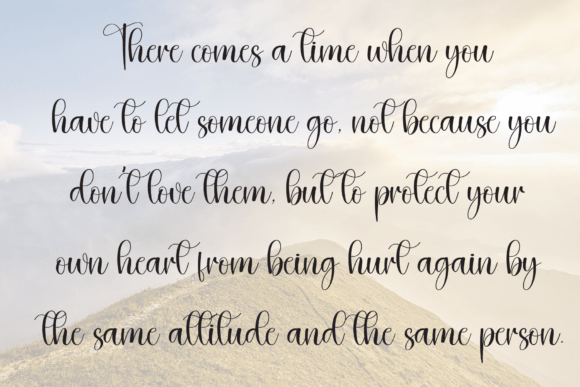 Sadness Font PNG with transparent background - Preview 5
