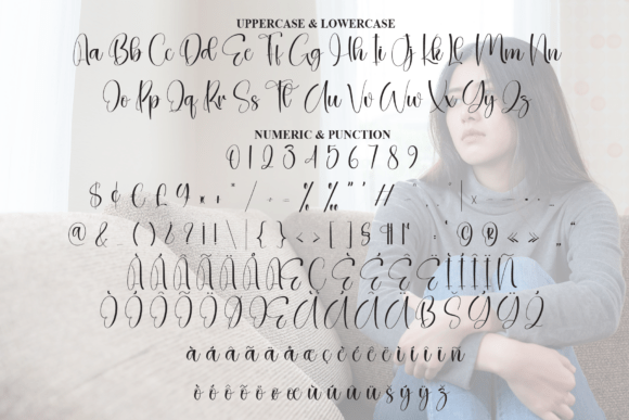 Sadness Font PNG with transparent background - Preview 6