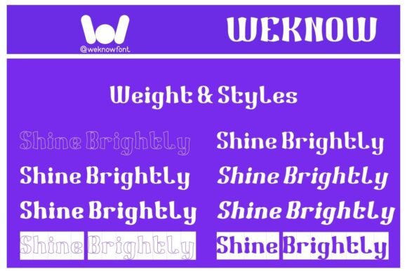 Shine Brightly Font PNG with transparent background - Preview 5