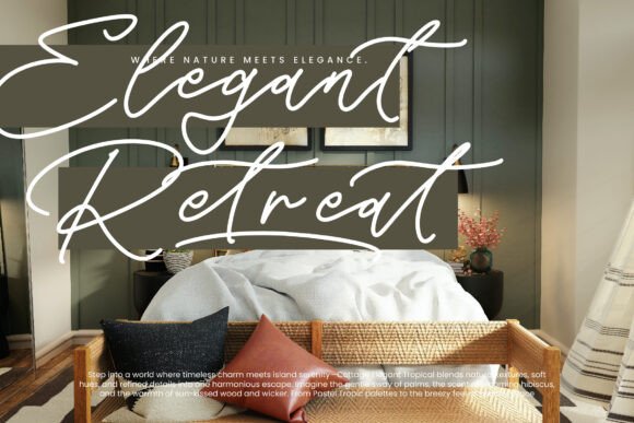Silent Orchid Font PNG with transparent background - Preview 2