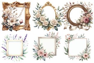 Wedding Photo Frames Clipart Graphic by Designworld · Creative Fabrica