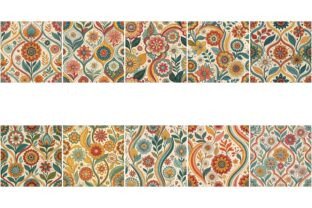 100 Seamless Digital Paper Patterns Graphic by Design Store · Creative ...