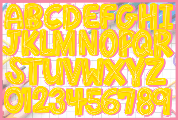 Abcd My Teacher Font - Preview 1