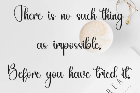 Background Magnolia Font PNG with transparent background - Preview 6