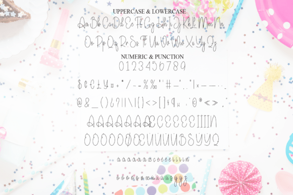 Birthday Font - Preview 6