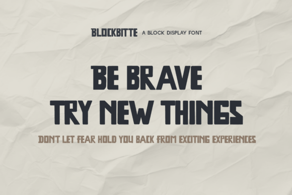 Blockbitte Font - Preview 1
