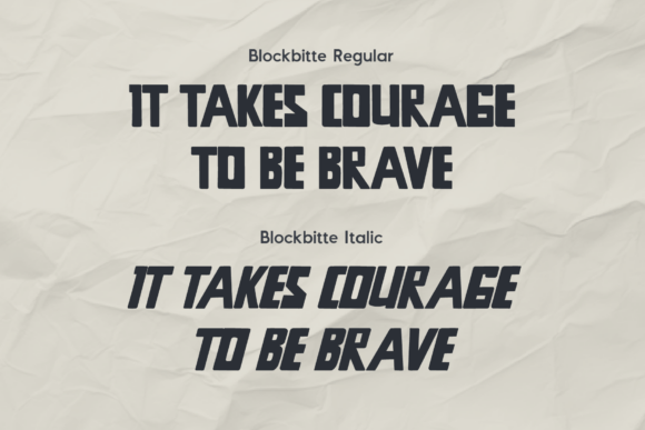 Blockbitte Font - Preview 2