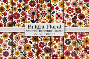 Creative Repeating Patterns Bright Floral Seamless Repeating Pattern Graphic by LibbyWishes ...