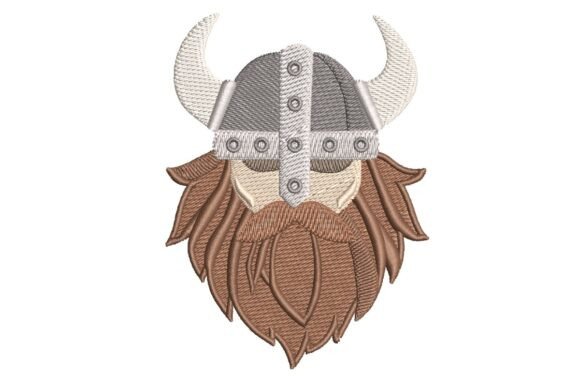 Cartoon Viking Warrior with Axe