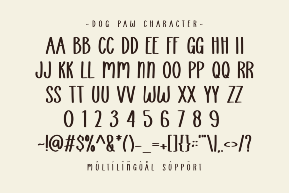 Dogpaw Font - Preview 1