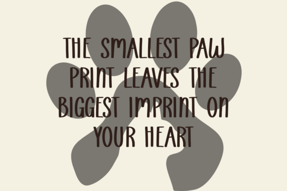 Dogpaw Font - Preview 2