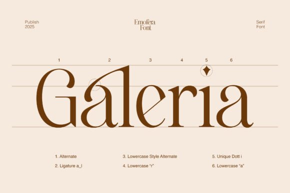 Emofera Font PNG with transparent background - Preview 3