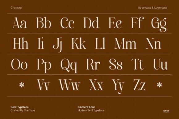 Emofera Font font preview - 4