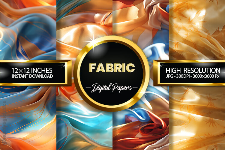Fabric Digital Papers Graphic by Hurairagraphics · Creative Fabrica