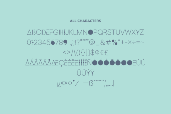 Futuristica Font - Preview 1