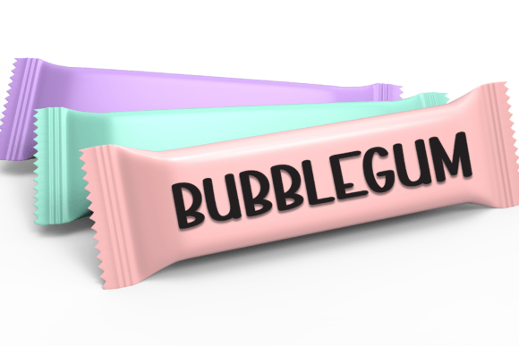 Happy Chubby Font PNG with transparent background - Preview 1