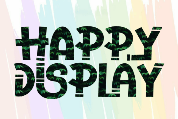 Happy Display Font - Preview 3