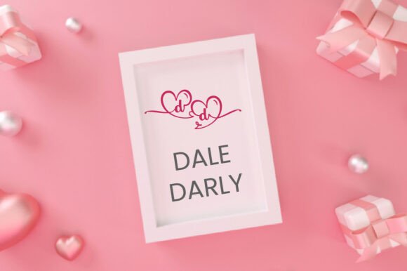 Love Couple Decorative Font font preview - 1