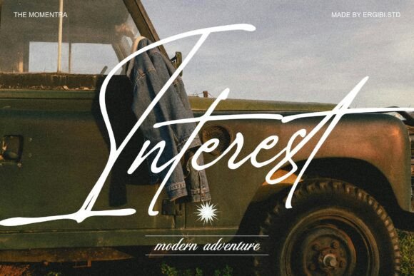 Momentra Font PNG with transparent background - Preview 4