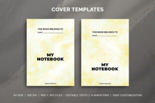 Pastel Tone Notebook Cover Templates Graphic by Pugazh Logan · Creative ...