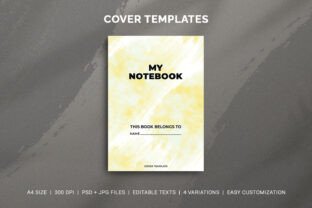 Pastel Tone Notebook Cover Templates Graphic by Pugazh Logan · Creative ...