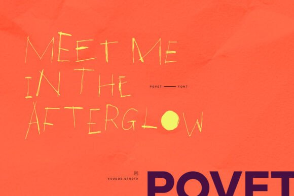 Povet Font PNG with transparent background - Preview 3