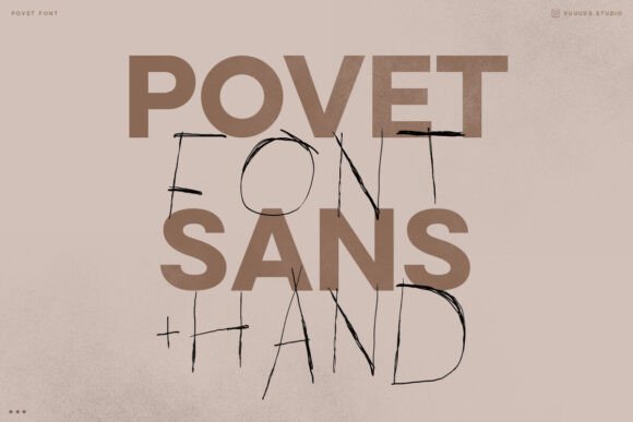 Povet Font PNG with transparent background - Preview 4