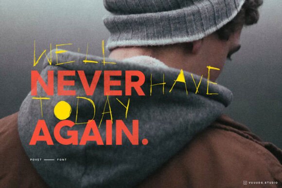 Povet Font PNG with transparent background - Preview 5