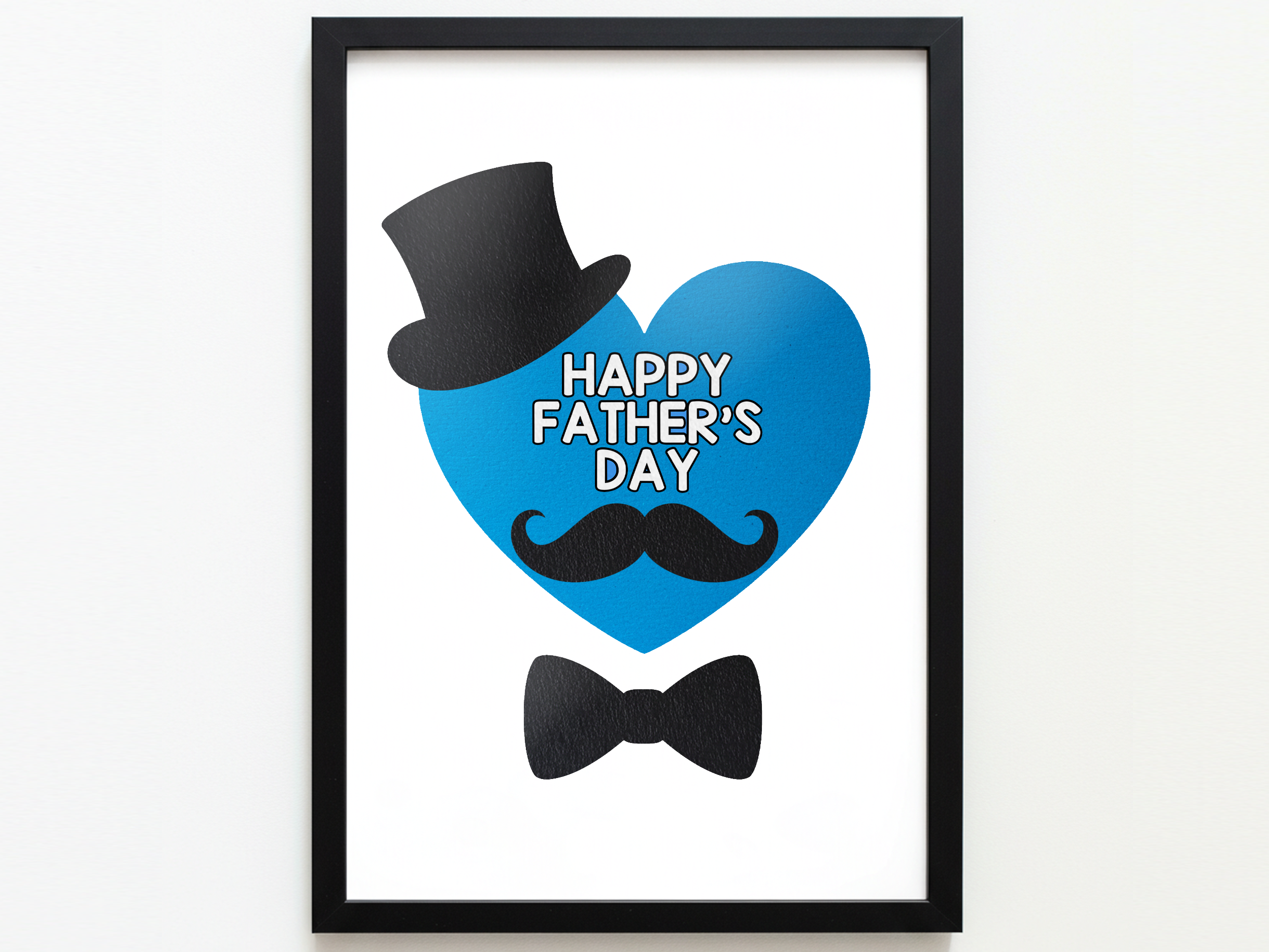 Printable Father's Day Card A4 Cute Dad