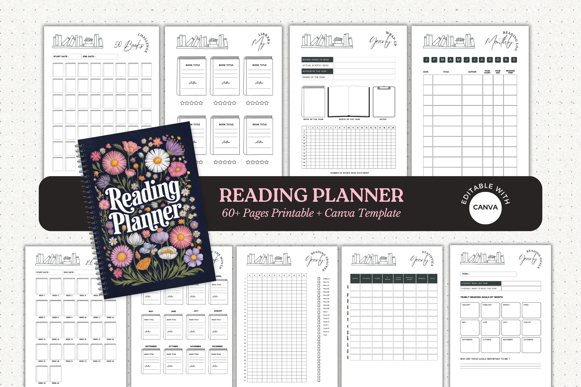 Reading Planner Journal Template