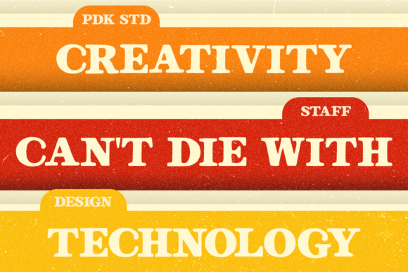 Slowey Retro Font font preview - 3
