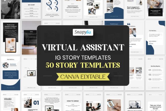 Virtual Assistant Instagram Story Graphics