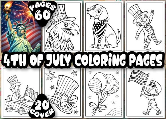 4th of July Coloring Pages for Kids