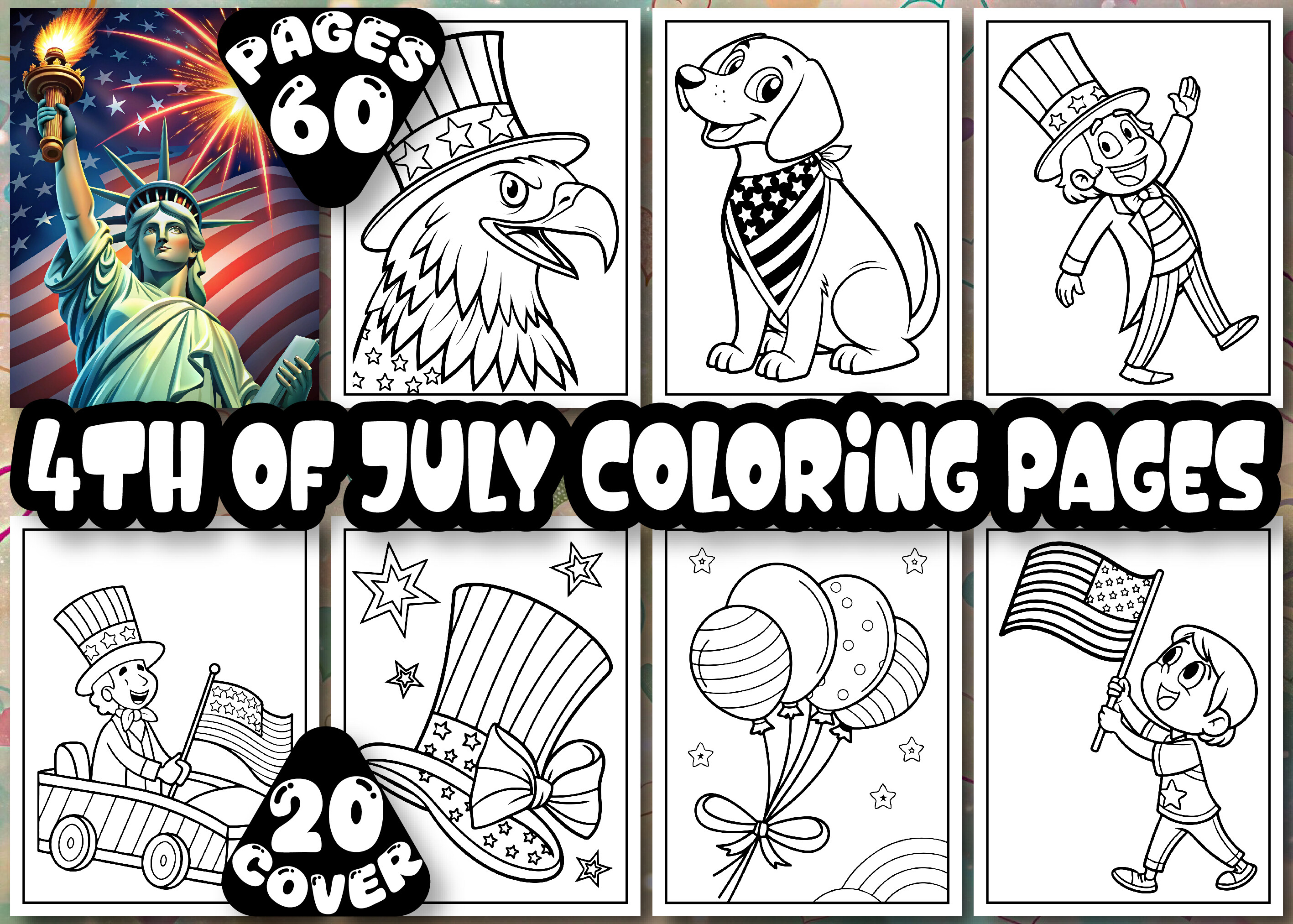 4th of July Coloring Pages for Kids