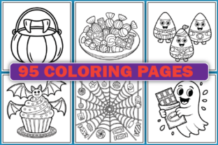 95 Bold Halloween Sweet Coloring Pages Graphic by Design Express ...