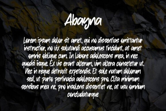 Abayna Font - Preview 2