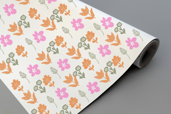 Abstract Flower Font - Preview 2