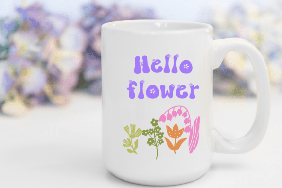 Abstract Flower Font - Preview 5