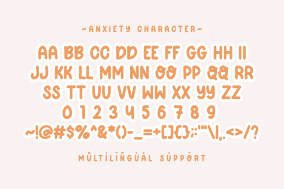 Anxiety Font - Preview 1