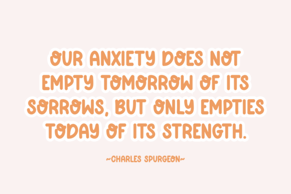 Anxiety Font - Preview 2