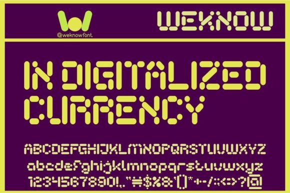 Autonomous Robot Font - Preview 2