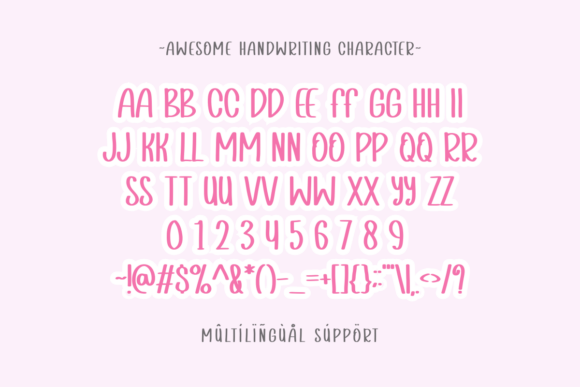Awesome Handwriting Font - Preview 1