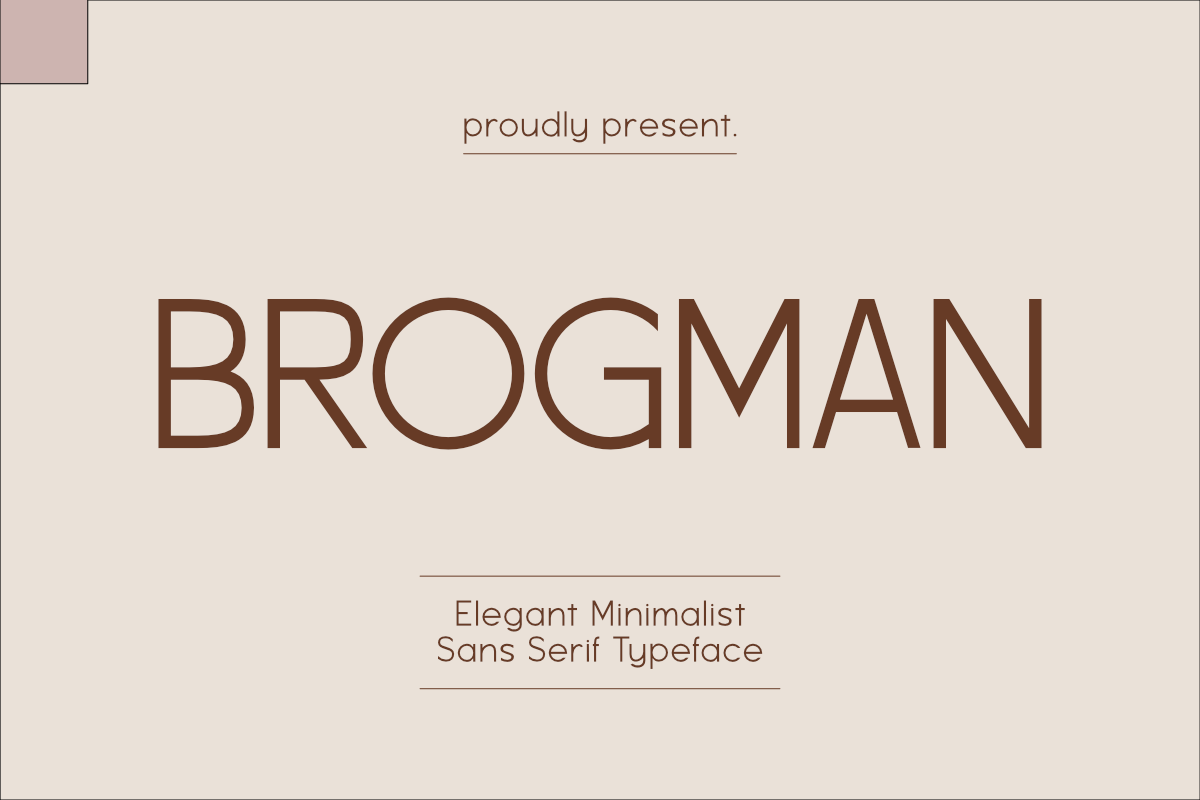 Brogman font preview