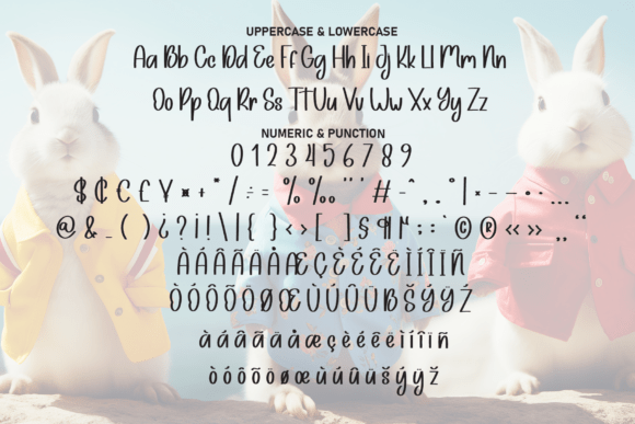 Bunnythick Font - Preview 6