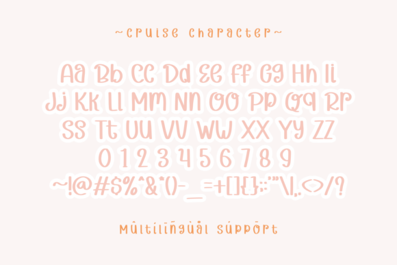 Cruise Font - Preview 1